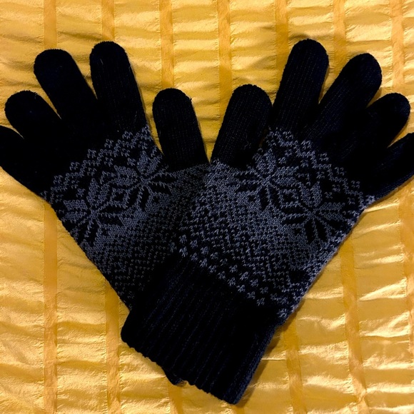 BRAND NEW WITHOUT TAGS Women’s Fairisle Print Gloves - Picture 2 of 4